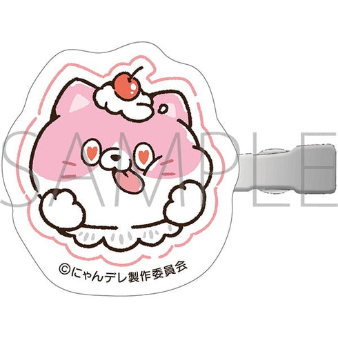 『にゃんデレ』アクリルヘアクリップ/しゅがー